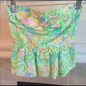 Lily Pulitzer Strapless Top